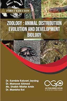 Zoology : Animal Distribution Evolution And Development Biology